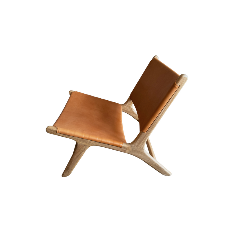 MARLBORO CHAIR | FULL LEATHER - CAMEL