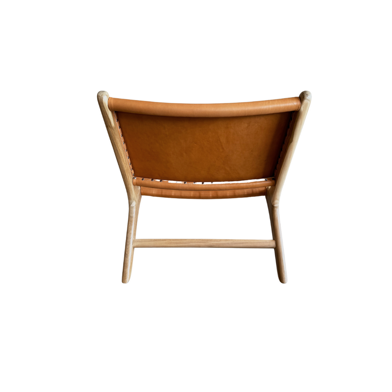 MARLBORO CHAIR | FULL LEATHER - CAMEL