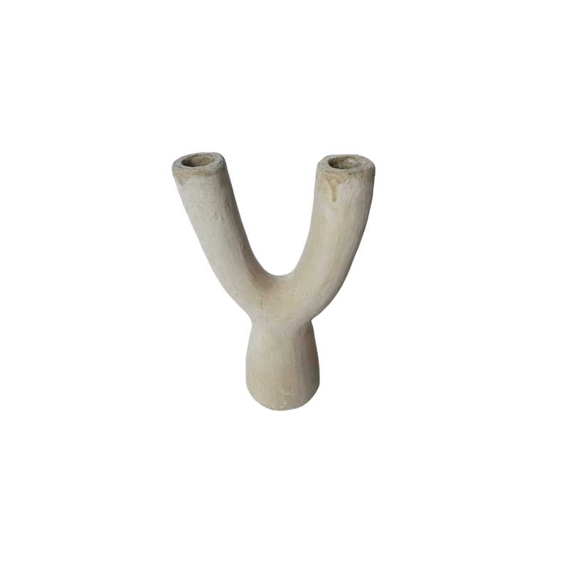 CANDLE HOLDER | CREAM