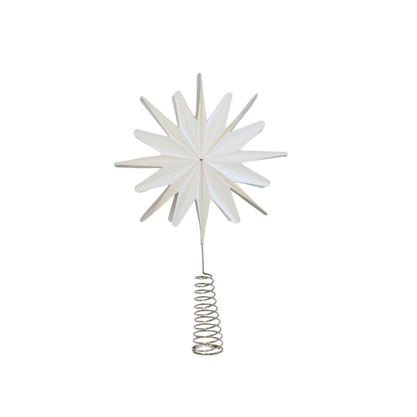 TREE TOPPER STAR | OFF WHITE