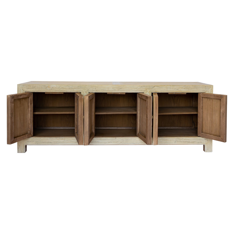 ELM TIMBER ENTERTAINMENT UNIT - 6 DOOR