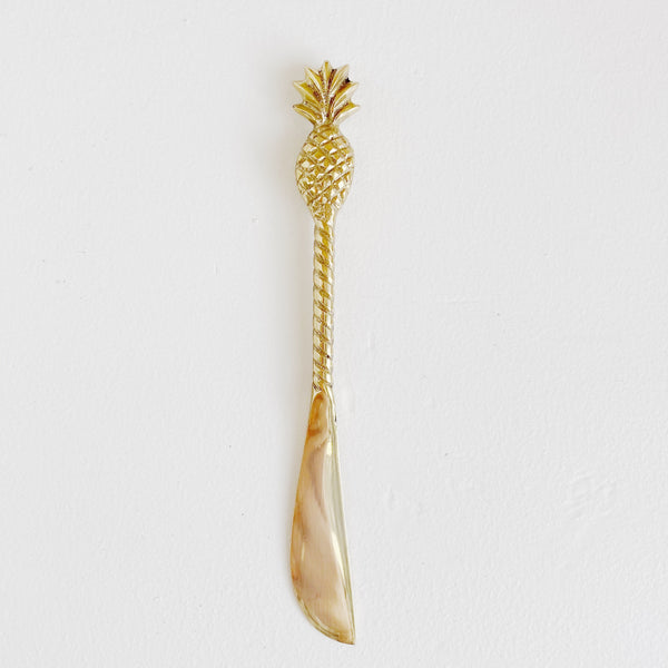 BRASS CHEESE KNIFE | PINEAPPLE