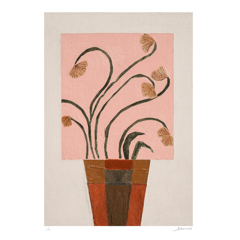 BENDING IN THE BREEZE PINK | LIMITED EDITION PRINT
