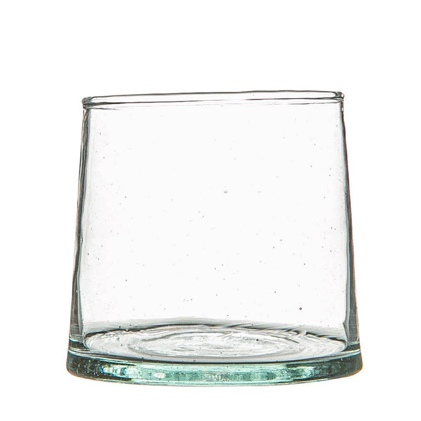 MERZOUGA RECYCLED TUMBLER GLASS | 200ML | CLEAR