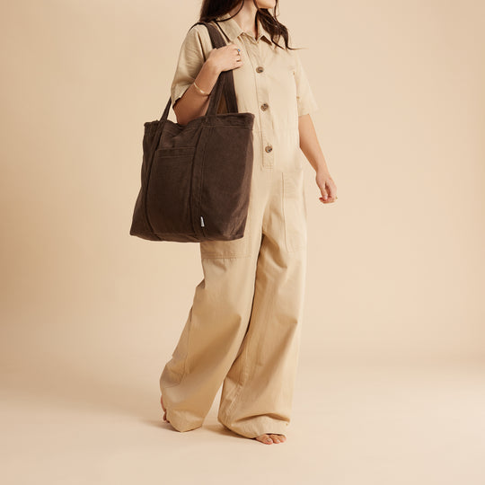 HOMMEY | TERRY BEACH BAG | COCOA