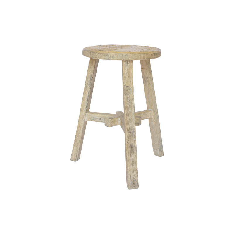 ELM TIMBER ROUND STOOL