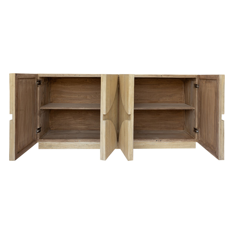 SOLACE ELM TIMBER FOUR DOOR BUFFET