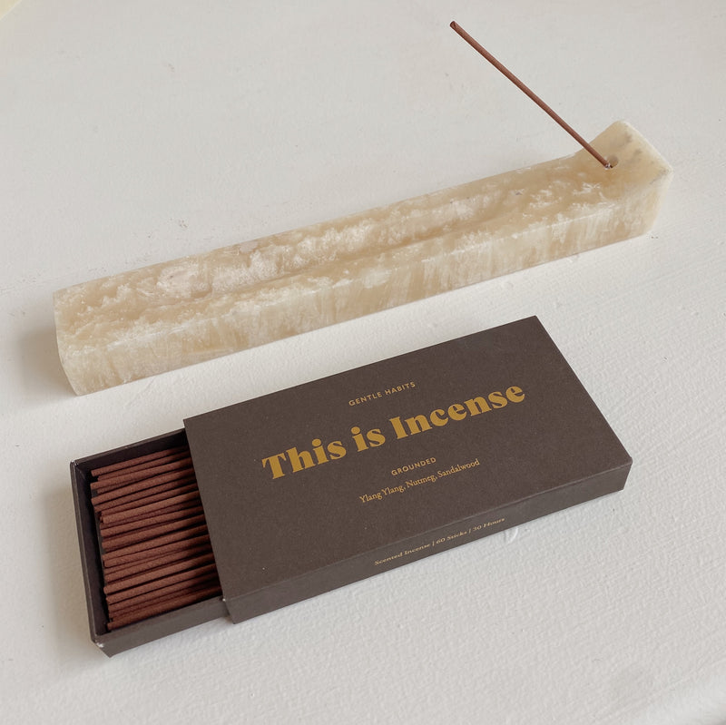 AYU ONYX INCENSE HOLDER