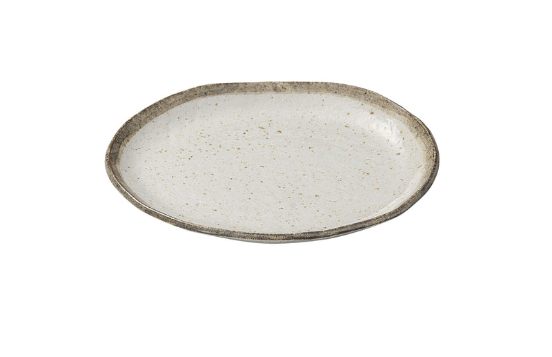 SHIROKARATSU OVAL PLATE | LARGE