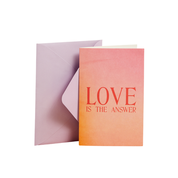COCO LOVE | LOVE IS THE ANSWER CARD