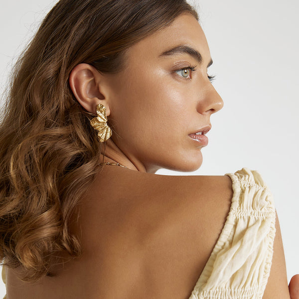 STASSIA GOLD EARRINGS