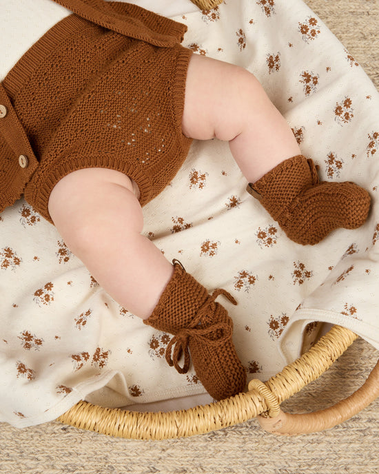 QUINCY MAE | KNIT BLOOMEER | CINNAMON