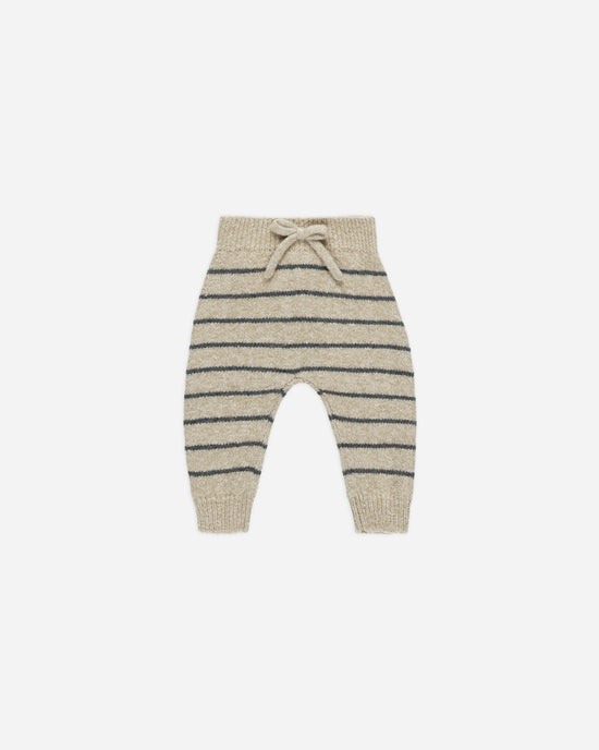 QUINCY MAE | KNIT PANT | INDIGO STRIPE