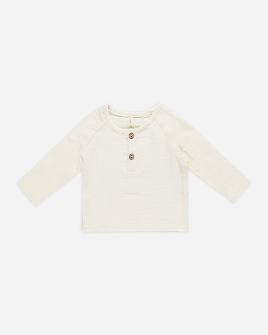 QUINCY MAE | ZION SHIRT | IVORY