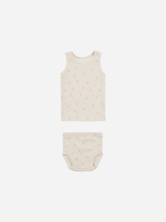 QUINCY MAE | RIBBED TANK + BLOOMER SET | SUNS