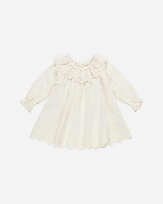 QUINCY MAE | LONG SLEEVE ISLA DRESS | IVORY