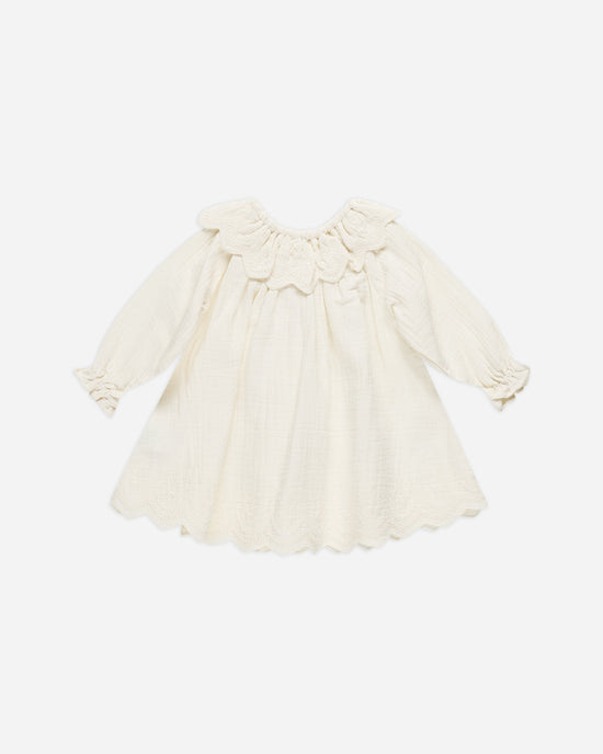 QUINCY MAE | LONG SLEEVE ISLA DRESS | IVORY