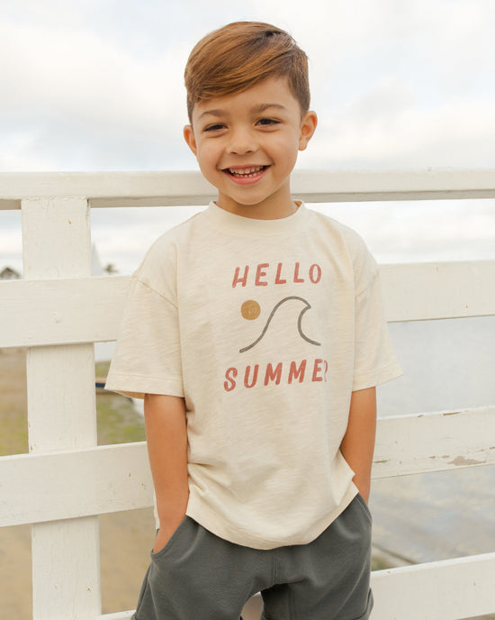 RYLEE + CRU | RELAXED TEE | HELLO SUMMER