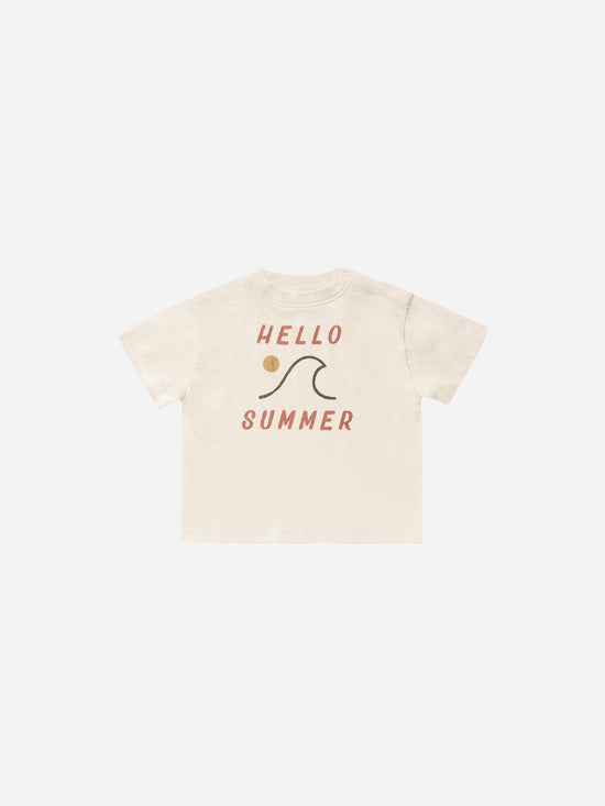 RYLEE + CRU | RELAXED TEE | HELLO SUMMER