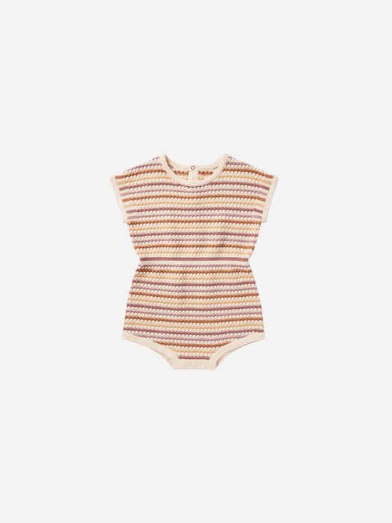 RYLEE + CRU | KAI ROMPER | HONEYCOMB STRIPE