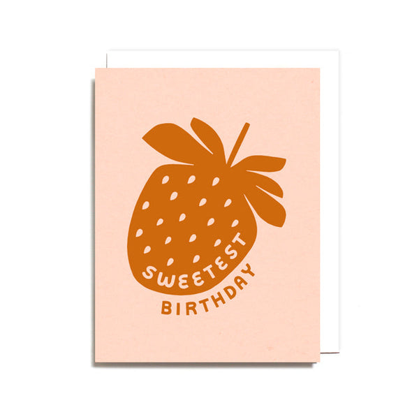 WORTHWHILE PAPER | SWEETEST BIRTHDAY STRAWBERRY CARD