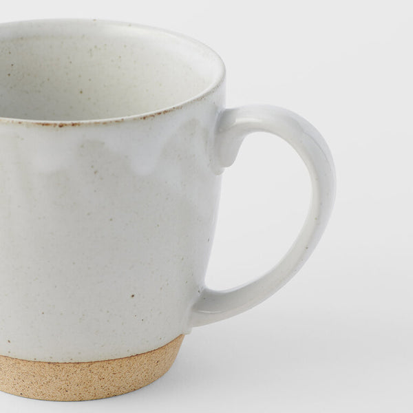 TEA MUG - WHITE & BISQUE