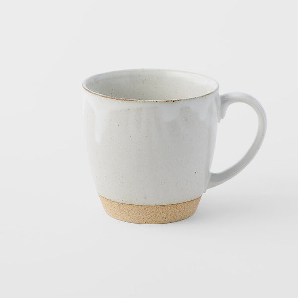 TEA MUG - WHITE & BISQUE