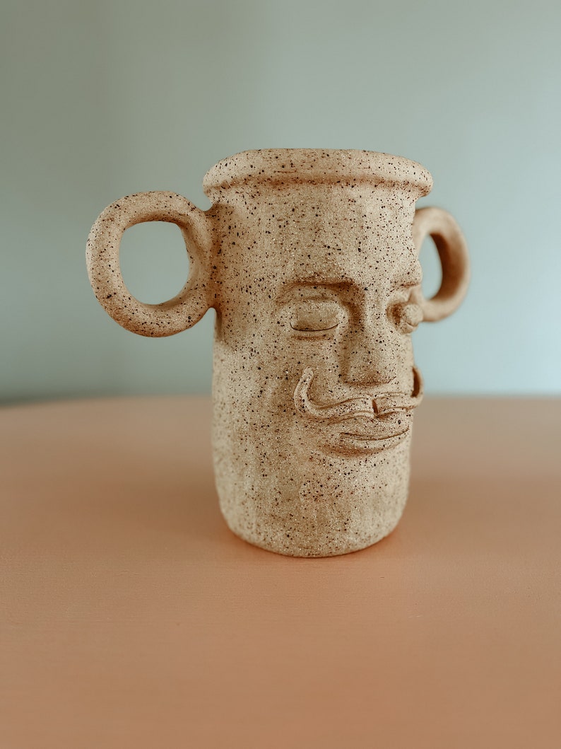 POTTERY VESSEL VASE - ALFRED