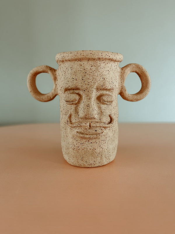 POTTERY VESSEL VASE - ALFRED