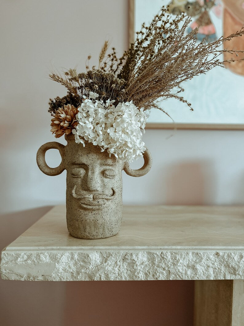 POTTERY VESSEL VASE - ALFRED