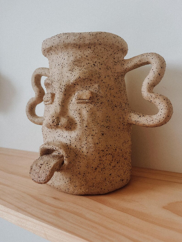 POTTERY VESSEL VASE - BOB