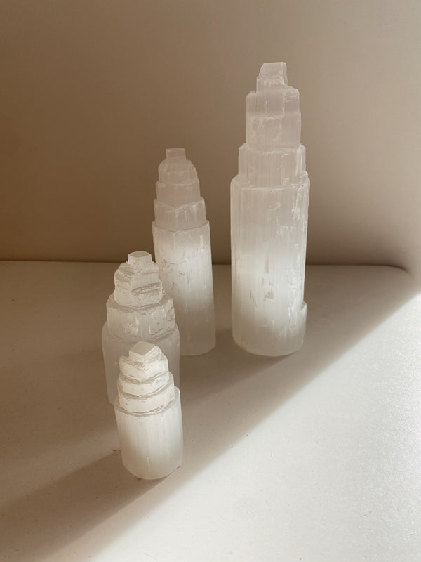 SELENITE CRYSTAL TOWER
