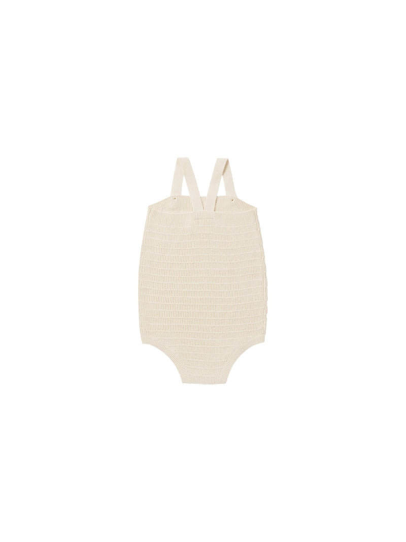 RYLEE + CRU | KNIT BABY ROMPER NATURAL