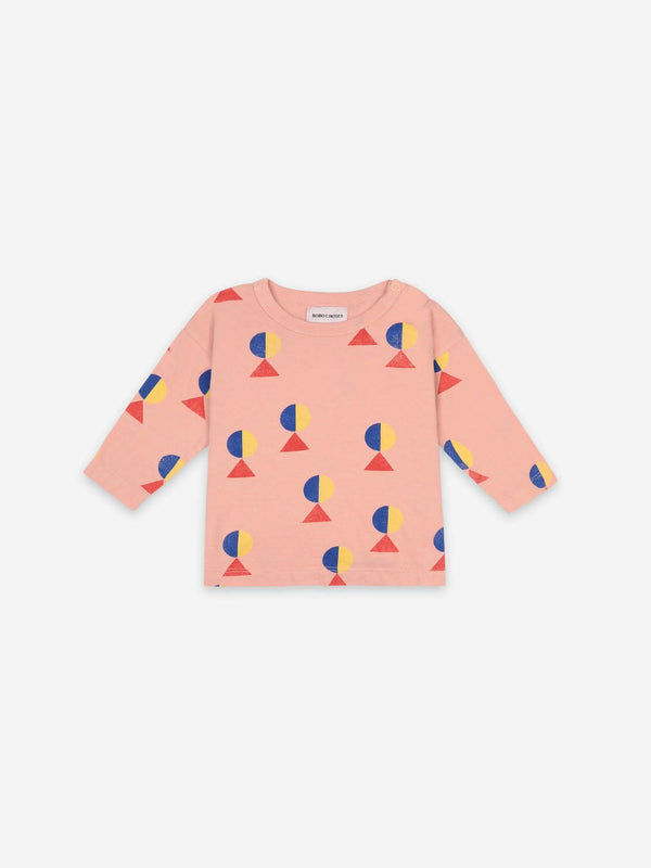 BOBO CHOSES | GEOMETRIC ALL OVER LONG SLEEVE TSHIRT