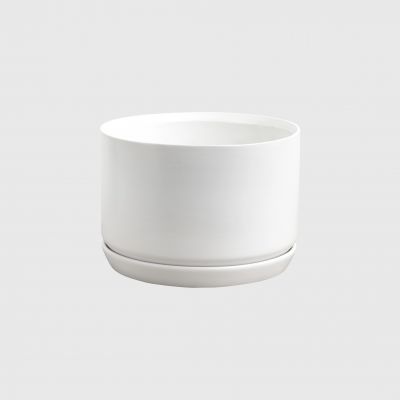 WIDE OSLO PLANTER - WHITE