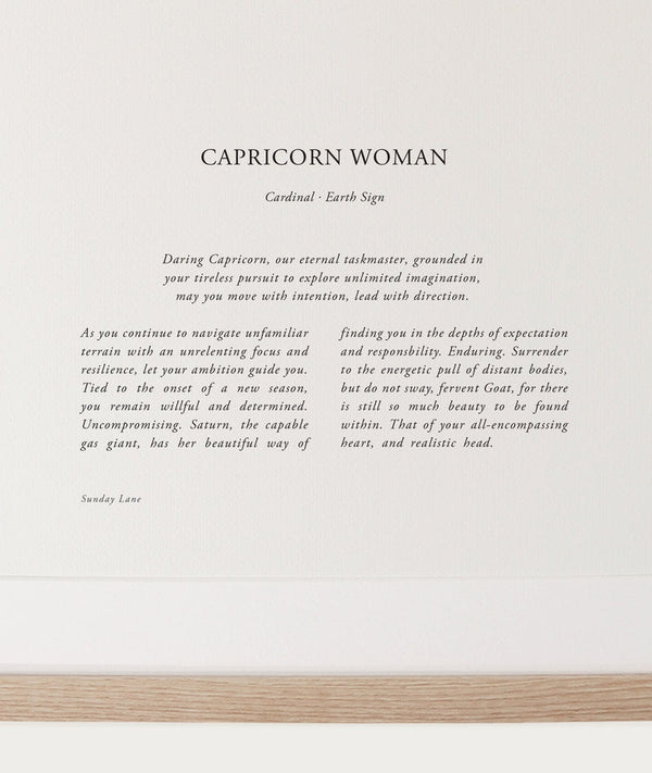 SUNDAY LANE | CAPRICORN WOMAN 05