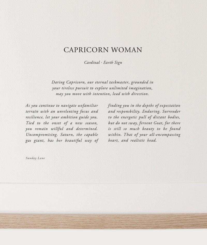SUNDAY LANE | CAPRICORN WOMAN 05