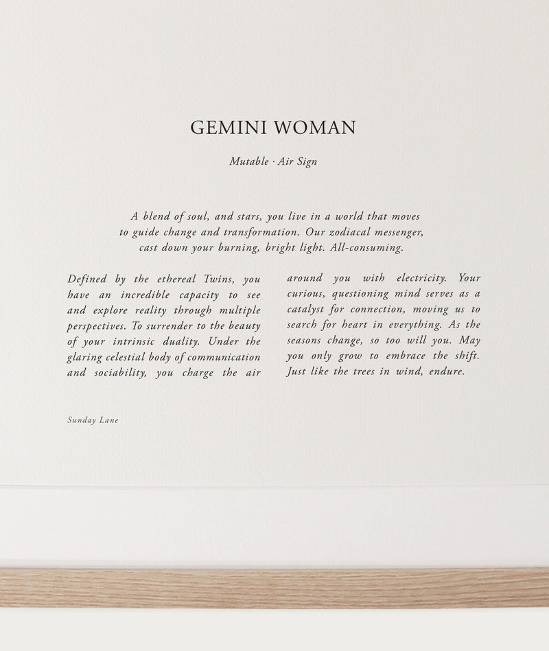 SUNDAY LANE | GEMINI WOMAN 05