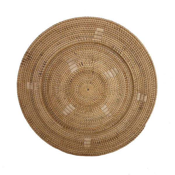 RATTAN WALL ART - LARGE