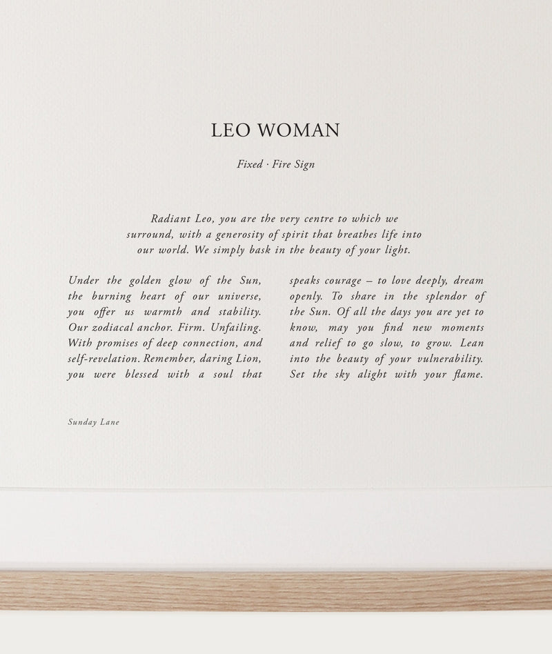 SUNDAY LANE | LEO WOMAN 05