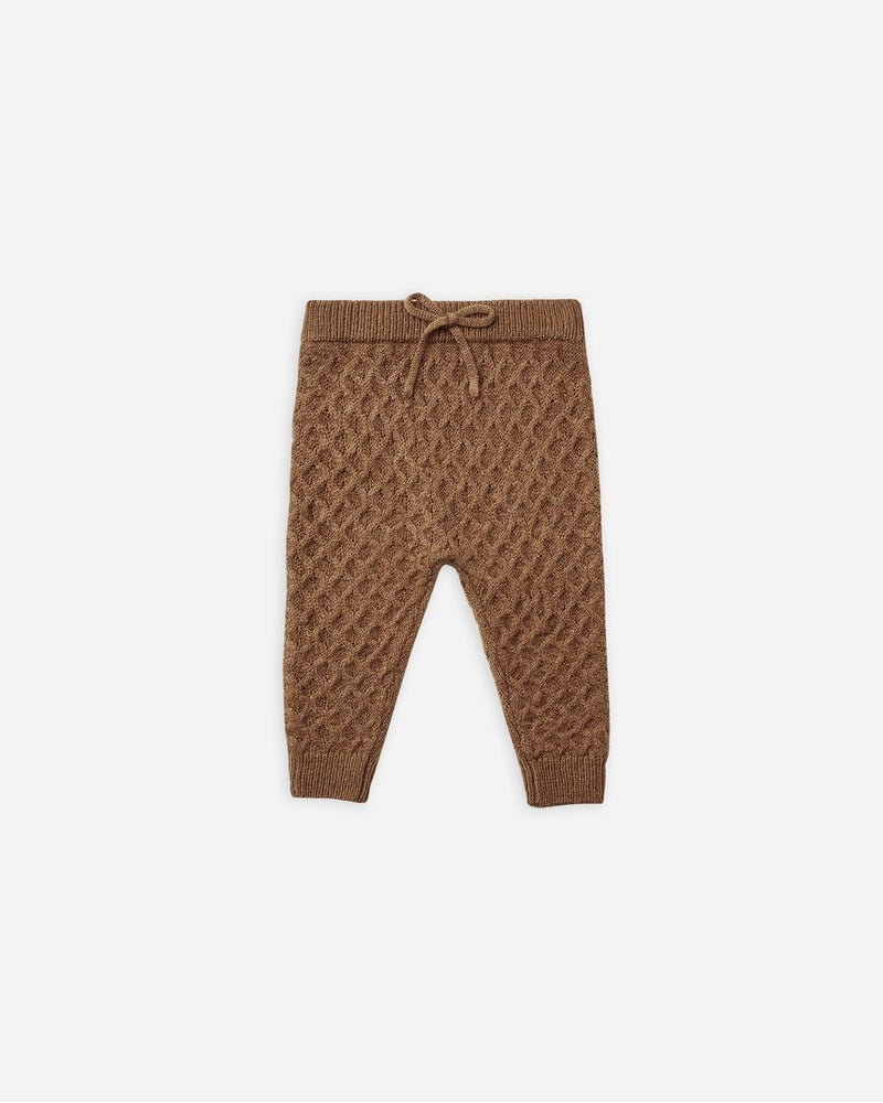 RYLEE + CRU | KNIT GABLE PANT - RUST