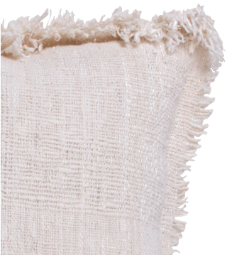LUXE FRINGE CUSHION COVER | NATURAL