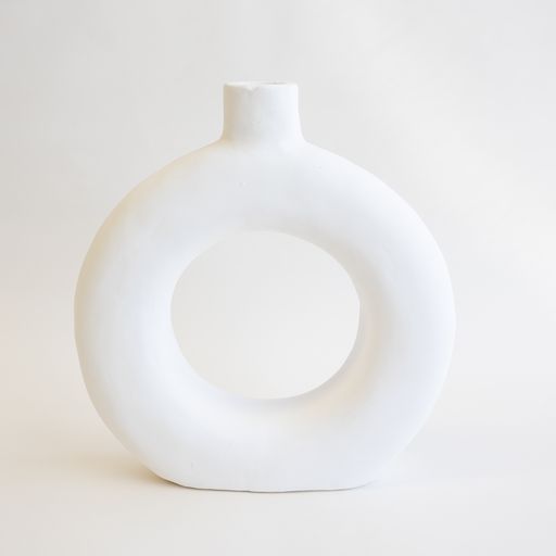 HOLY WHITE VASE - LARGE