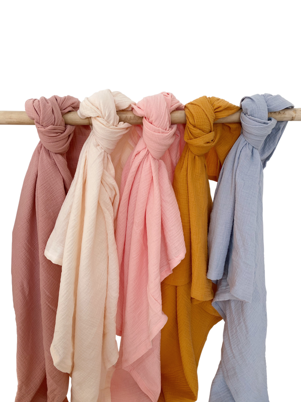 MINI TRADER | ORGANIC COTTON MUSLIN WRAP