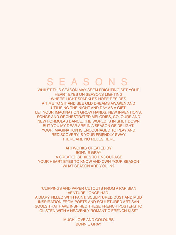 BONNIE GRAY | SEASONS PRINTEMPS (PRE ORDER 3 WEEKS)