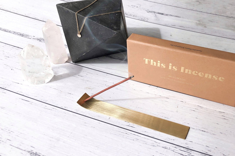 THIS IS INCENSE | GOLD INCENSE HOLDER BY KIRSTY LIEF